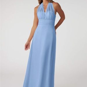 AZAZIE FIFI
A-Line Convertible Chiffon Floor-Length Dress Steel Blue - A18